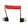 HangTon HDMI 21 HDMI 4K 120fps 8K 60fps Cable for ATOMOS Ninja V Sony A7siii Canon C300 C500 Ronin RS2 Monitor Camera Right Left Angle Type A Braided Coiled