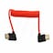 HangTon HDMI 21 HDMI 4K 120fps 8K 60fps Cable for ATOMOS Ninja V Sony A7siii Canon C300 C500 Ronin RS2 Monitor Camera Right Left Angle Type A Braided Coiled