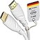 KabelDirekt 4K HDMI Cable 24ft Longer HDMI Cables 20ft75ft GermanEngineered HDMI Cord Supports 4K60Hz UHD HDR ARC Ethernet HDMI Cable for HDTV PC PS5 Xbox Switch White