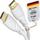 KabelDirekt 4K HDMI Cable 24ft Longer HDMI Cables 20ft75ft GermanEngineered HDMI Cord Supports 4K60Hz UHD HDR ARC Ethernet HDMI Cable for HDTV PC PS5 Xbox Switch White