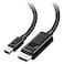 Cable Matters 8K Mini DisplayPort 14 to HDMI 21 Cable 6ft 18m with 4K 240Hz 8K 60Hz Unidirectional Mini Display Port to HDMI 21 Cable Black