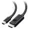 Cable Matters 8K Mini DisplayPort 14 to HDMI 21 Cable 6ft 18m with 4K 240Hz 8K 60Hz Unidirectional Mini Display Port to HDMI 21 Cable Black