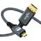 Twozoh Long 4K Micro HDMI to HDMI Cable 15FT HighSpeed Full HDMI to Micro HDMI Braided Cord Support 3D 4K60Hz 1080p