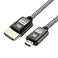 Cablecc Micro HDMI to HDMI 21 UltraHD UHD 8K 60hz 4K 120hz Cable 48Gbs HDMI Cord for Camera Tablet 1M