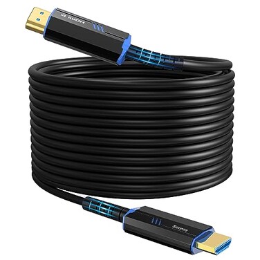 ecjtu 8K Long HDMI Fiber Optic Cable 33Feet10m 8K60hz 4K120hz HDMI 21 Cable 33FT 48Gbps Ultra High Speed Support HDR eARC Compatible for PC HDTV playstation4 PS5 Xbox Series X RTX40904080