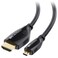Cable Matters HighSpeed 4K60Hz Micro HDMI to HDMI Cable 10ft Ideal for Tablet Notebook Camera Raspberry Pi 4 and Raspberry Pi 5