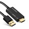 ELECABLE USB to HDMI Adapter Cable 10FT for Mac OS Windows 111087 USB 30 to HDMI Male HD 1080P Monitor Display Audio Video Converter Cord 10FT
