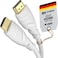 KabelDirekt 8K 4K HDMI Cable 33ft More HDMI Cables 05ft75ft GermanEngineered HDMI Cord Supports 10K8K60Hz4K120Hz HDMI Cable for HDTV PC PS5 Xbox Switch White