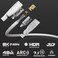 KabelDirekt 8K 4K HDMI Cable 33ft More HDMI Cables 05ft75ft GermanEngineered HDMI Cord Supports 10K8K60Hz4K120Hz HDMI Cable for HDTV PC PS5 Xbox Switch White