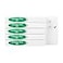Duogalia 5 Pack Fiber Cleaner Fiber Optic Connector Cleaning Pen for 25mm SCSTFC Connectors Over 800 Cleans