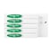 Duogalia 5 Pack Fiber Cleaner Fiber Optic Connector Cleaning Pen for 25mm SCSTFC Connectors Over 800 Cleans