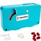 Fibershack Fiber Optic Cleaning Box 125mm LC Fiber Cleaner 25mm SC Optical Cables and Port Cleaner 500 use Optical Connector Cleaning Tool is a crucial Addition to your Kit