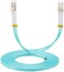 Elfcam 1m Fibre Optic Cable LCUPC to LCUPC Multimode Duplex 50125um OM3 LSZH1M
