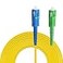 Eardion Fiber Cable 5M SCUPCSCAPC Fiber Jumper Singlemode Simplex SC to SC SM Fiber Optic Patch Cable Fiber Optic Internet Cable 5M