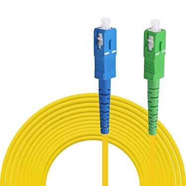 Eardion Fiber Cable 5M SCUPCSCAPC Fiber Jumper Singlemode Simplex SC to SC SM Fiber Optic Patch Cable Fiber Optic Internet Cable 5M
