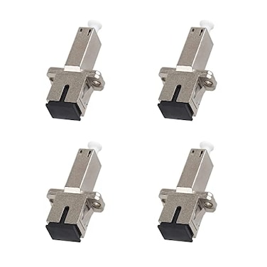 fyboptwu 4 pcs LC to SC Adapter Female to Female UPC Singlemode Fiber Optical Adapter Connectors UPC Singlemode Fiber Optical Adapter SC Female to LC Female Coupler Single Mode