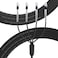 FLYPROFiber 4 Core Industrial TPU OS2 LC to LC Outdoor Armored Fiber Optic Cable OS2 4 Strands Single Mode Fiber Patch Cable Direct Burial 9125um OD5mm100m328ft