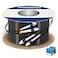 YUTIANHOME 1000ft300m LC to LC Armored Outdoor Fiber Optic Cable Single Mode Duplex Fiber Patch Cable 9125um LC Fiber Jumper OS1OS2 Compatible Low Friction LSZH Black