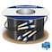 YUTIANHOME 1000ft300m LC to LC Armored Outdoor Fiber Optic Cable Single Mode Duplex Fiber Patch Cable 9125um LC Fiber Jumper OS1OS2 Compatible Low Friction LSZH Black