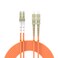 Buacoz 06Meter 2ft LCUPCSCUPC MultiMode Fiber Optic Cable LC to SC OM1 Jumper Optical Patch Cord Duplex 625125um Orange LCSC