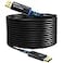 ecjtu 8K Long DP Fiber Optic Cable 33Feet10m 8K60Hz 4K144Hz 324Gbps Displayport 14 Cable Gold Plated Connector Slim and Flexible Cord Support HBR3 DSC 12 HDR10 3D Visual Effects VR Headset