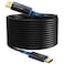 ecjtu 8K Long DP Fiber Optic Cable 33Feet10m 8K60Hz 4K144Hz 324Gbps Displayport 14 Cable Gold Plated Connector Slim and Flexible Cord Support HBR3 DSC 12 HDR10 3D Visual Effects VR Headset
