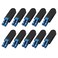 Duogalia 10 Pack LCUPC Fiber Optic Loopback Adapter 9125 Singlemode Optical Cable Test Adapter Connector for Testing Applications