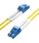 H!Fiber.com 2m OS2 LC to LC Fiber Patch Cable Single Mode SFP Fiber Jumper Duplex LCLC 9125um LSZH 66ft for 1G10G SMF SFP Transceiver Router Networks and More