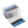 Yuecoom 100pcs Fiber Optic Connector SC Embedded Fast Connector Fiber Optic Cable Extender Quick Connector Adapter for Fiber Optic Cables