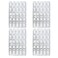 FYBOPTWU 100 pcs LC Fiber Optical Coupler Adapter LC to LC OM2OM1 Coupler Duplex Multimode Connectors LCLC Female to Female Duplex Multi Mode Adaptor