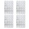 FYBOPTWU 100 pcs LC Fiber Optical Coupler Adapter LC to LC OM2OM1 Coupler Duplex Multimode Connectors LCLC Female to Female Duplex Multi Mode Adaptor