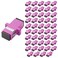 GwliUni 50Pcs SC to SC OM4 MultiMode Couplers Simplex Fiber Optical Adapters Cable Connectors