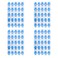 fyboptwu 100 pcs LC Fiber Optic Coupler Adapter LC to LC Coupler Duplex Singlemode SM Fiber Optic Cable Adapter LCLC Duplex Single Mode Connector