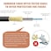 Bangun 100 Meters LC to LC Outdoor Armored Simplex Fiber Patch Cable Single Mode Fiber Optic Cable Jumper Optical Patch Cord 9125um OS1OS2 Compatible Low Friction LSZH Black