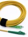 Elfcam 30m984ft Fiber Optic Cable SCA to LCA Singlemode Simplex 9125m LSZH Optical Patchcord Yellow 30 Meter