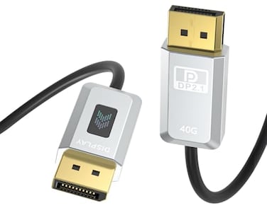GeoHN.G GeoHNG 16K DisplayPort Cable 21 33FT DP 21 Cable 16K30Hz 8K240Hz 4K240Hz 40Gbps Display Port Cord Support HDRHDCPDSC 12a FreeSync GSync for Gaming Monitor 5090 7900XTX