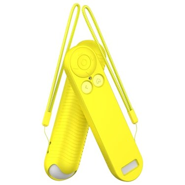 Wacanc Nex Silicone Case Cover for Playground Game System Remote Anti Slip Shockproof Protective Sleeve with Lanyard Yellow