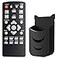 Motiexic Replacement Remote Control for LG DP132 DP132NU DVD Player for All LG COV31736202 DVD Player with Remote Control Holder Black