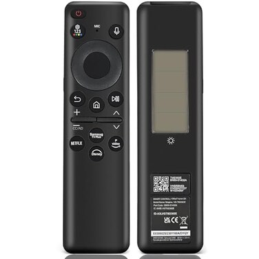 Bxmgr Rechargeable TV Remote Control BN5901432A Compatible with Samsung Smart TV Works for Samsung 20212023 QLED OLED 4K 8K Smart TVs with Bluetooth Voice Control SolarUSBC Charging