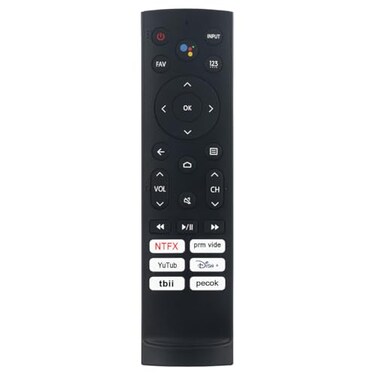 VINABTY ERF3A90 Replaced Voice Remote fit for Hisense Android Smart TV 75U9DG 55U8G 65U8G 55U7G 65U7G 75U7G 55U78G 65U78G 75U78G 75A76K 55A76K