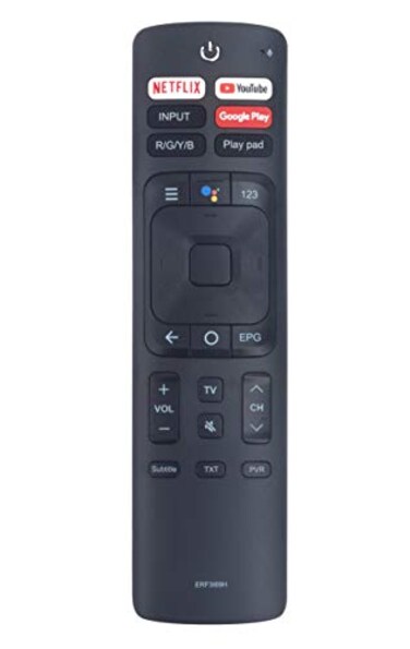 AULCMEET ERF3I69H Replaced Voice Remote Control Compatible with Hisense Smart 4K TV 50RG 55RG 65RG 55H9100E 55Q8809 65H9100E Backup Remote for ERF3B69 ERF3A69S ERF3B69S ERF3I69H W9HBRCB0006