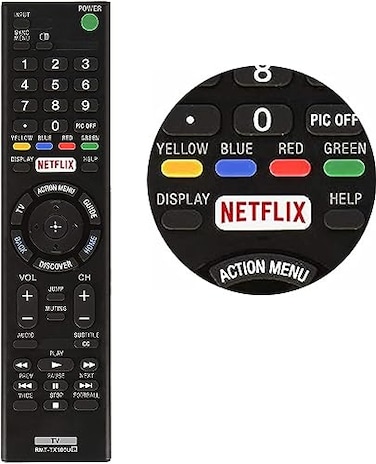 UBay Universal Remote Control for Sony Bravia LCD LED HD and Smart TVs Works with RMTTX100U RMTTX102U RMTTX200U RMTTX300U RMTTX300P Remote