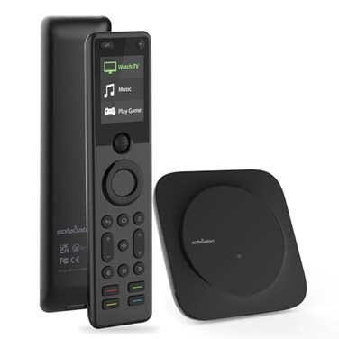 SofaBaton X1S Universal Remote Control with Hub Improved Scroll Smart Remote All in One with Customize One Touch Activities Compatible with IRBluetoothWiFi Devices