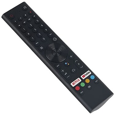 Beyution Voice Remote Control Fit for Caixun 4K TVSansui TV EC43S1A EC50S1A EC55S1A EC75E1A EC65E1A EC43S1UA EC50S1UA EC55S1UA EC65E1UA C43S1UA SMX65E1UAD SMX58F3UAD SMX55F3UAD SMX50F3UAD