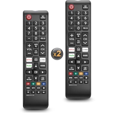 OMAIC Pack of 2 for SamsungSmart TVRemoteControlReplacementUniversal for All Samsung Frame Curved QLED TVs