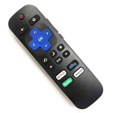 Amaz247 RCA Replacement ROKU TV Remote wVolume Control TV Power Button for All RCA Roku Builtin TV NO Pairing