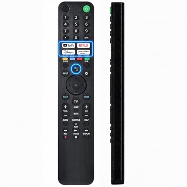 VIVCASE Voice Remote Replacement for Sony Smart TV ControlComptible for 20192025 Sony Bravia OLED LED 4K 8K UHDfor Android Google TV with Shortcuts YouTube and Dinsey etc