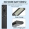 TVSEN BN5901385A BN5901391A BN5901357A Solar Voice Remote Replacement for Samsung Frame Smart TV Remote with Rechargeable Solar Cell