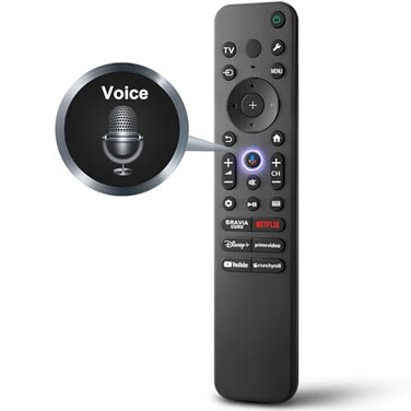 LOUTOC for SonyTVRemoteControl Replacement for Sony Bravia TV Remote for All Smart LED OLED Series TVs with Voice Control