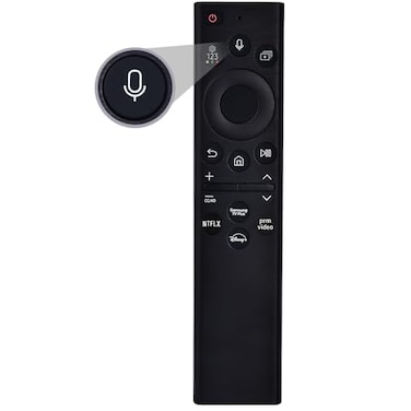 VIVCASE Replacement Voice Remote for Samsung Smart TV BN5901385A Compatible with Samsung QLED Crystal UHD Frame Series TVs Universal Smart TV Remote with Voice Control NTFLX and PRM Video Disny Button